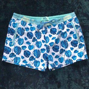 El Tuggle Jungle Vine Swim Trunk Lined Resort Brand